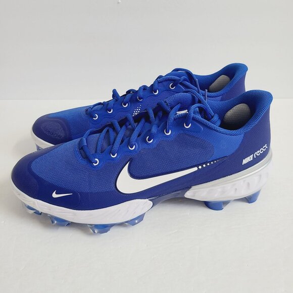 NEW Nike Alpha Huarache Elite 3 Low MCS Baseball Cleats CK0976-400 Size 11.5 Blu